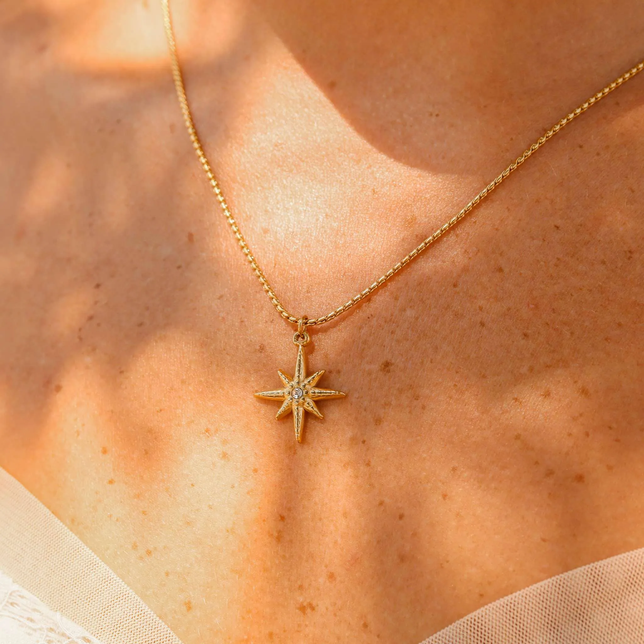 Compass Star Charm