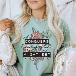 Conquers Herself
