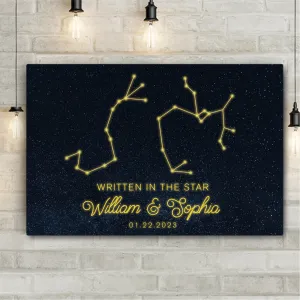 Constellations Personalized Premium Canvas