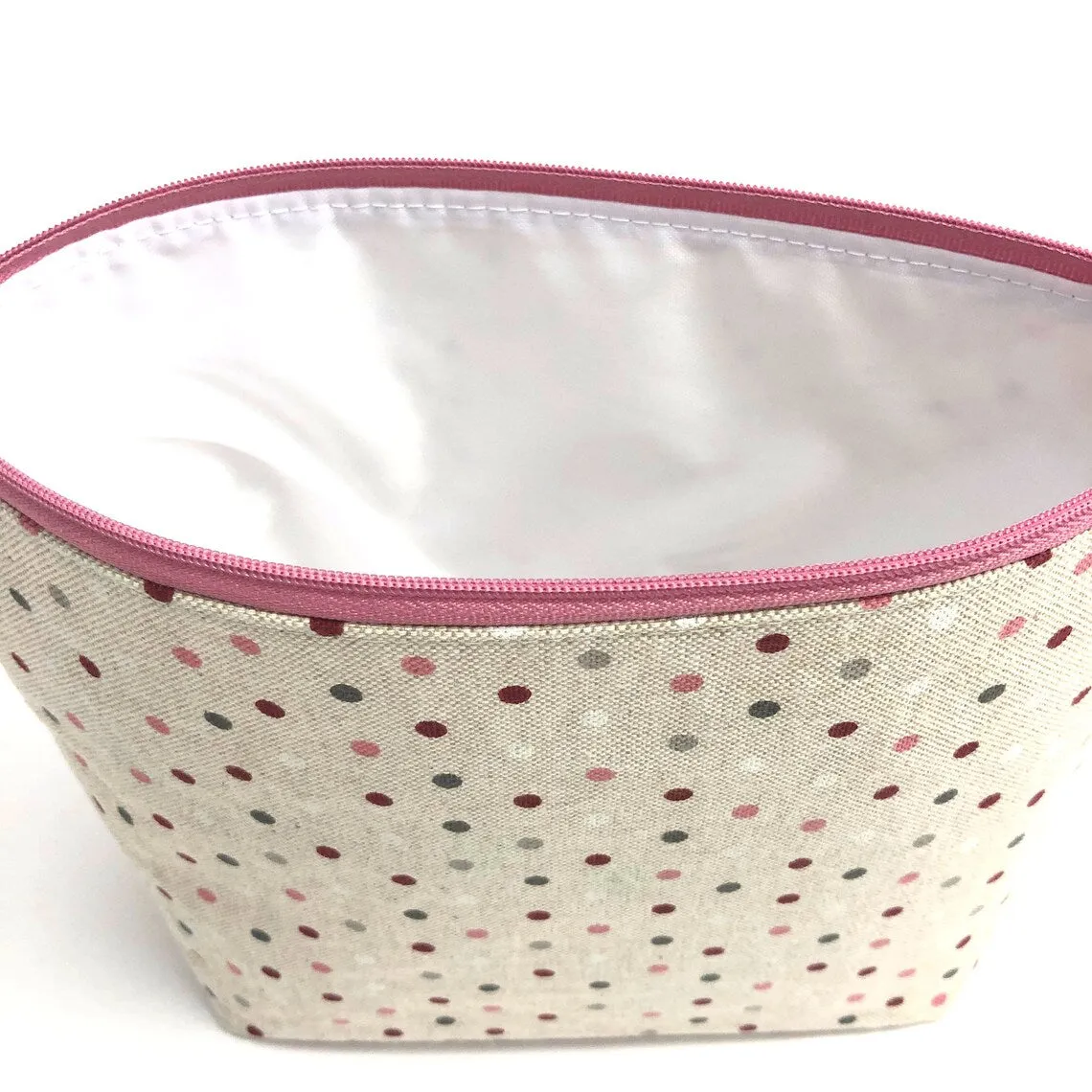 Cosmetic Bag Large In Various Fabrics