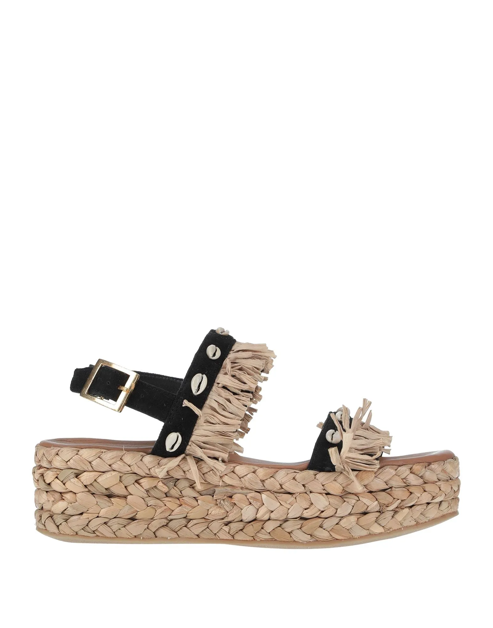 COULEUR POURPRE Leather Espadrilles (17149172DG) Woman