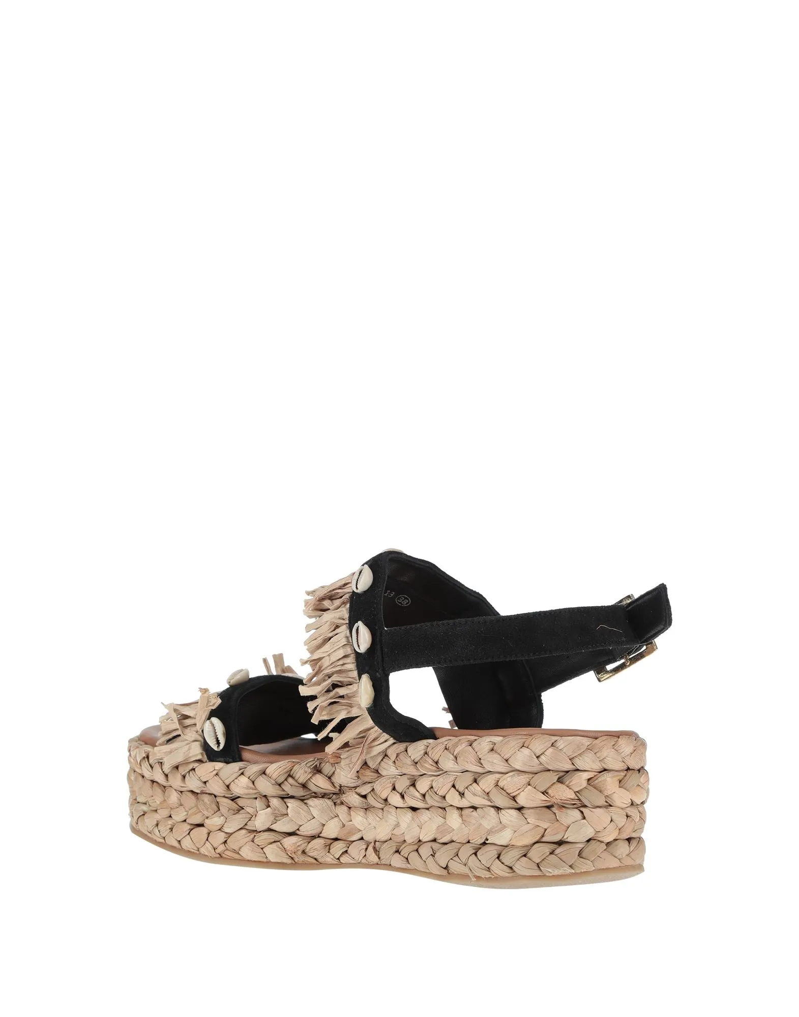 COULEUR POURPRE Leather Espadrilles (17149172DG) Woman