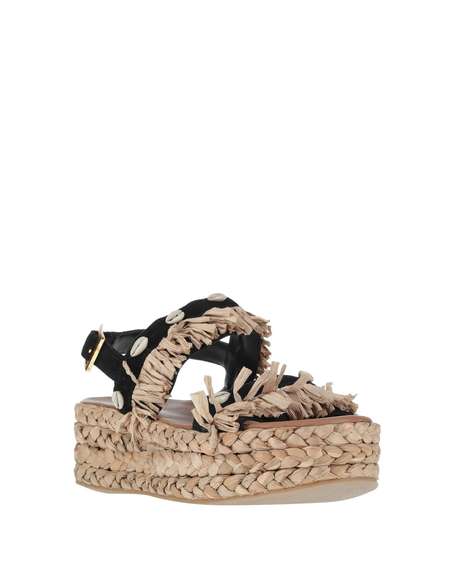 COULEUR POURPRE Leather Espadrilles (17149172DG) Woman