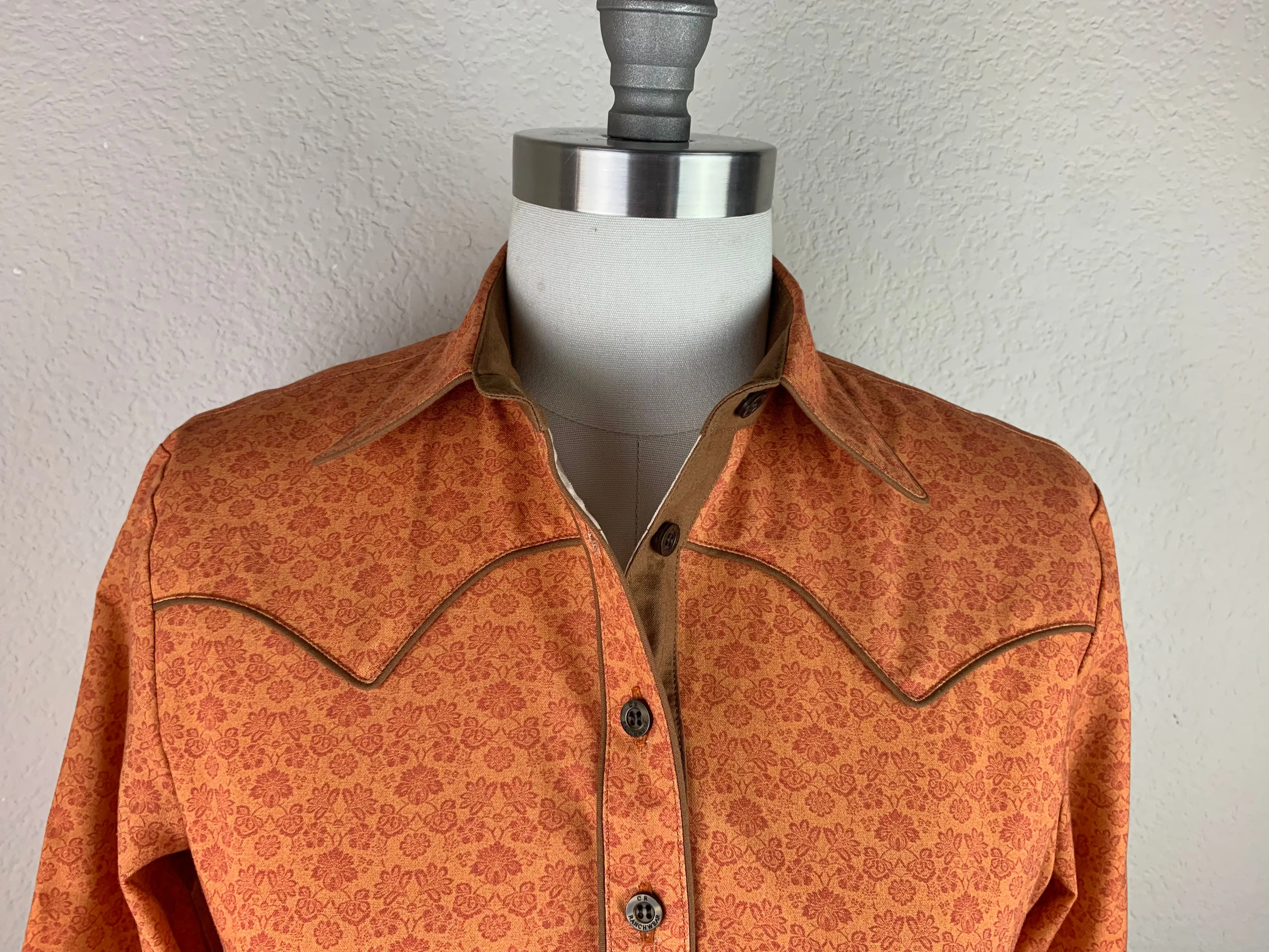 CR Western Pro Rust Floral- FINAL SALE