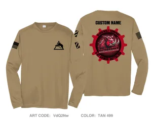 CUSTOM 1 PLT, B CO. 3-67AR, 2BDE, 3ID Hi-Tech Performance Unisex LS Tee - VdQ2Nw