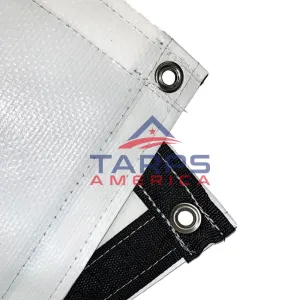 Custom 20 mil Ultimate Duty White/White Poly Tarp