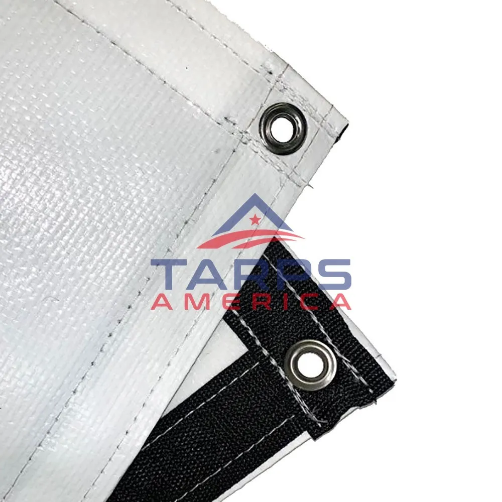 Custom 20 mil Ultimate Duty White/White Poly Tarp