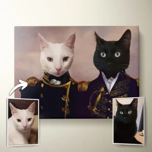 Custom Two Pets Canvas