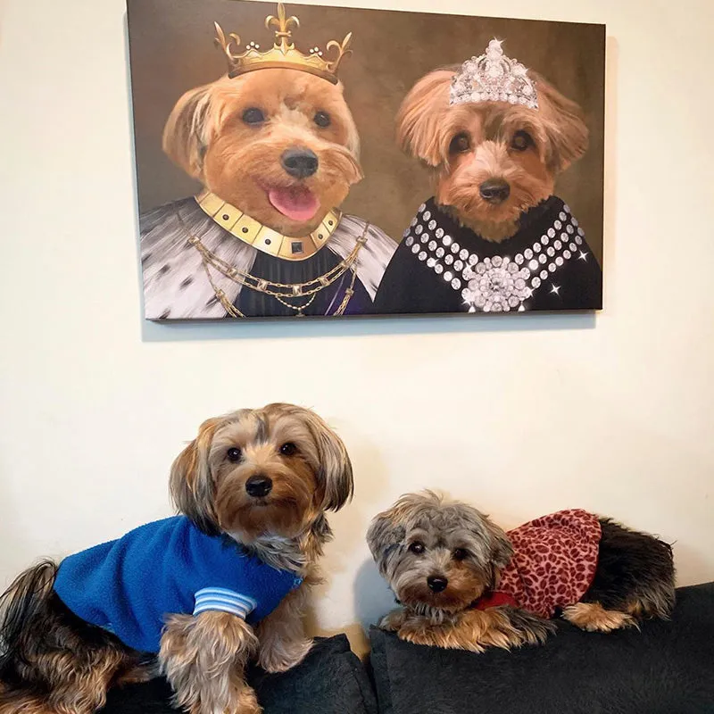 Custom Two Pets Canvas