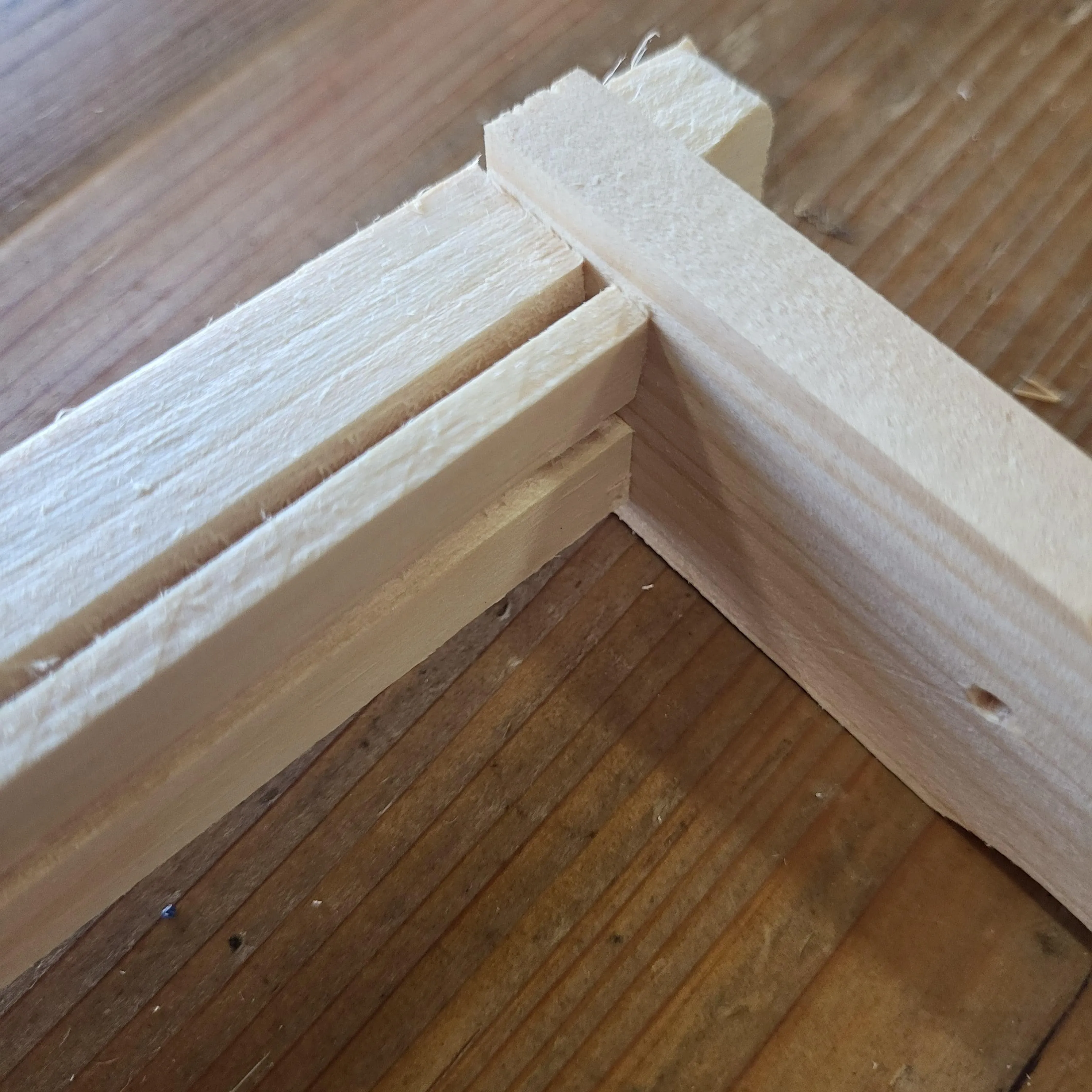 Deep 9 1/8 Inch Langstroth Frame, Wedged Top / Split Bottom with Holes