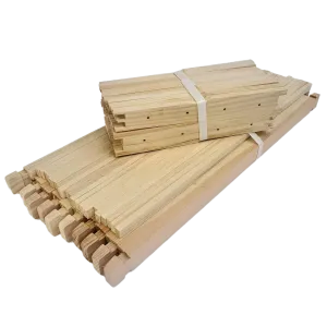 Deep 9 1/8 Inch Langstroth Frame, Wedged Top / Split Bottom with Holes