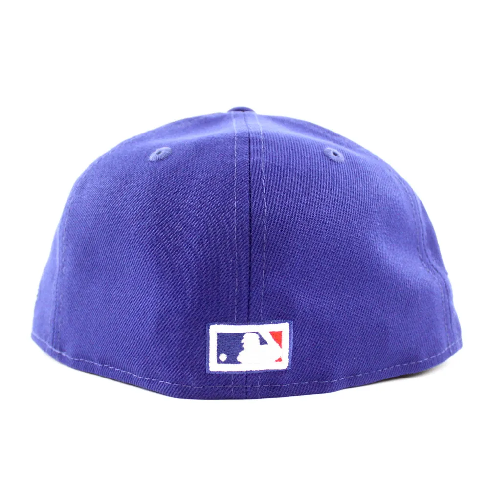 Dice Los Angeles Dodgers 50th Anniversary New Era 59Fifty Fitted Hat (GITD Royal Blue Gray Under Brim)