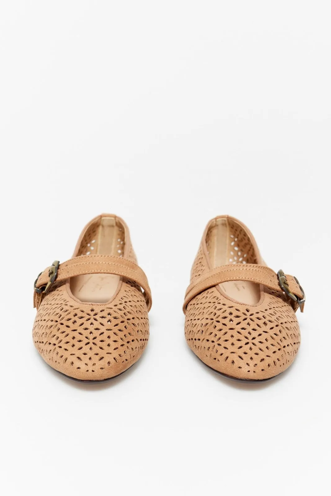 Die Cut Espadrilles - Camel