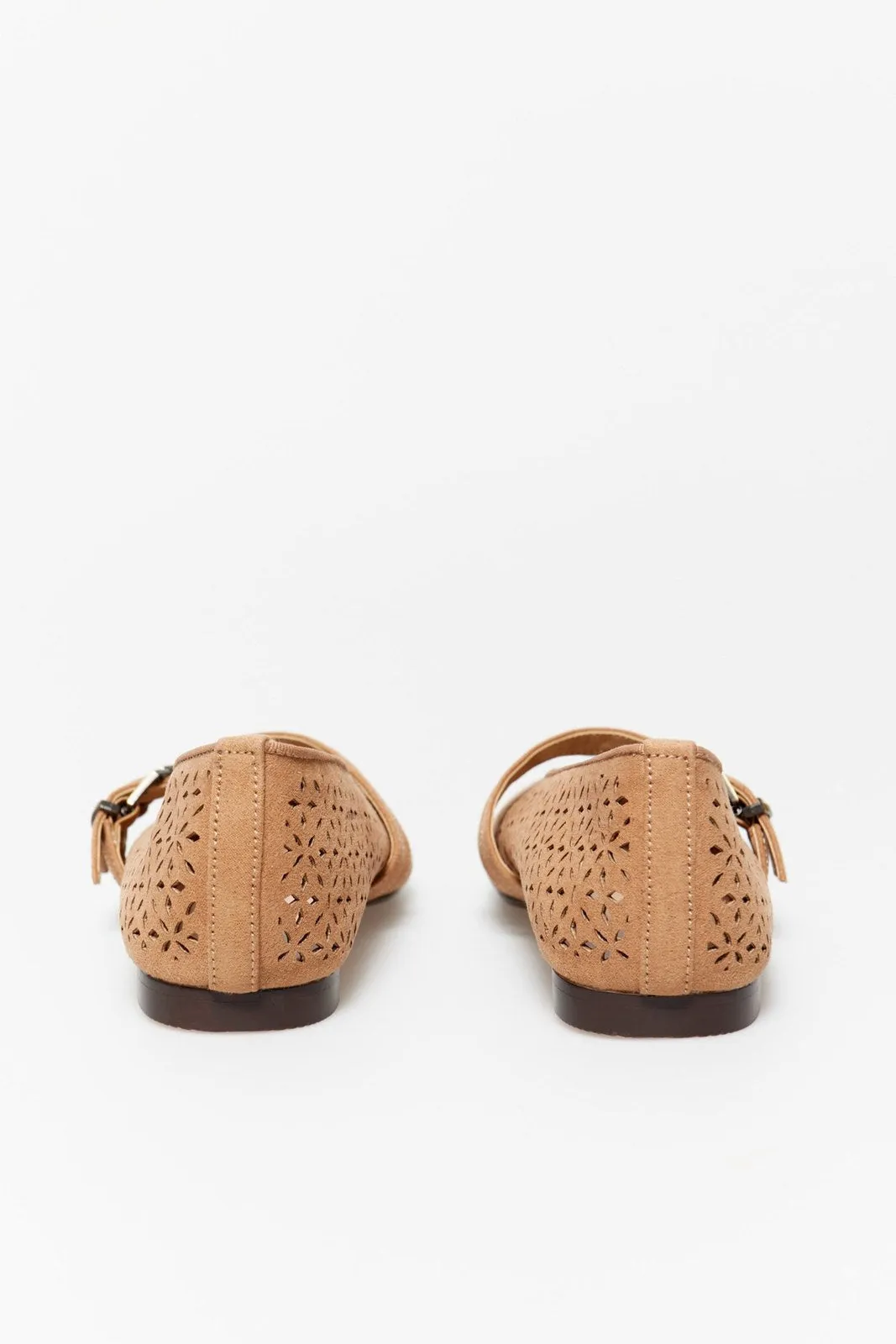 Die Cut Espadrilles - Camel