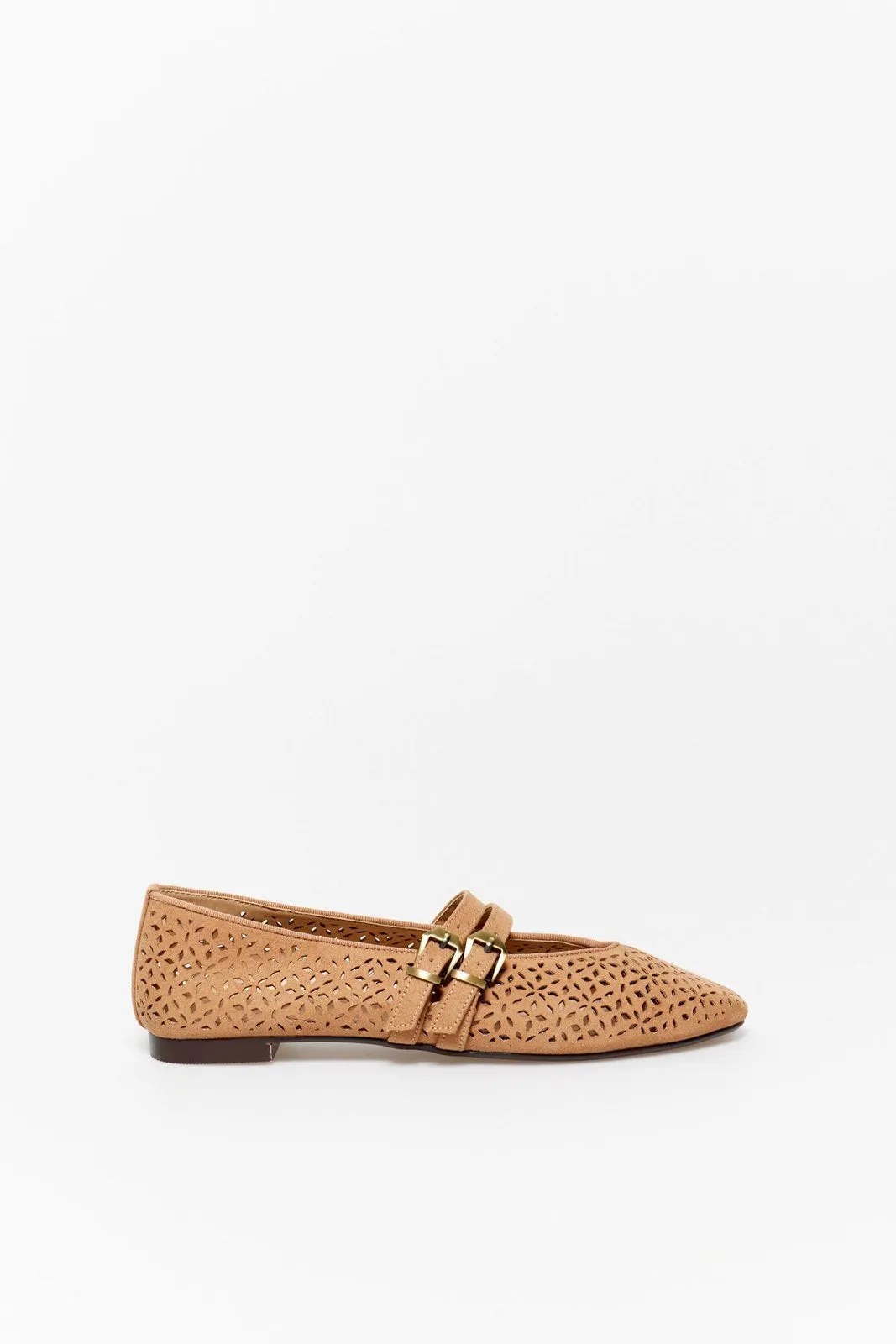 Die Cut Espadrilles - Camel