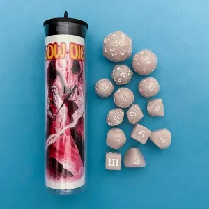 Dungeon Crawl Classics RPG Dice Set: Lawful Wizard Glow Dice
