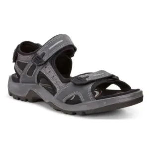 ECCO Men's Offroad Yucatan Sandal Oil Nubuck Sz 41 EU  Marine/Black Color Unisex