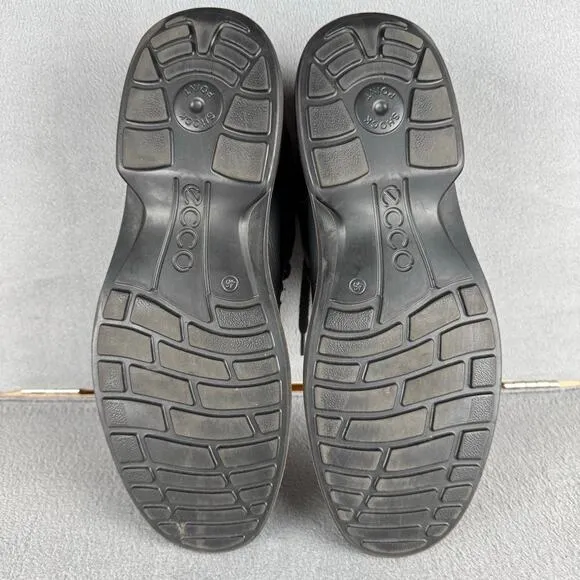 ECCO Turn GTX Chukka Black Leather Boots Men's Size 12 US