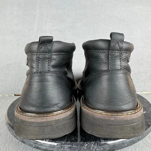 ECCO Turn GTX Chukka Black Leather Boots Men's Size 12 US
