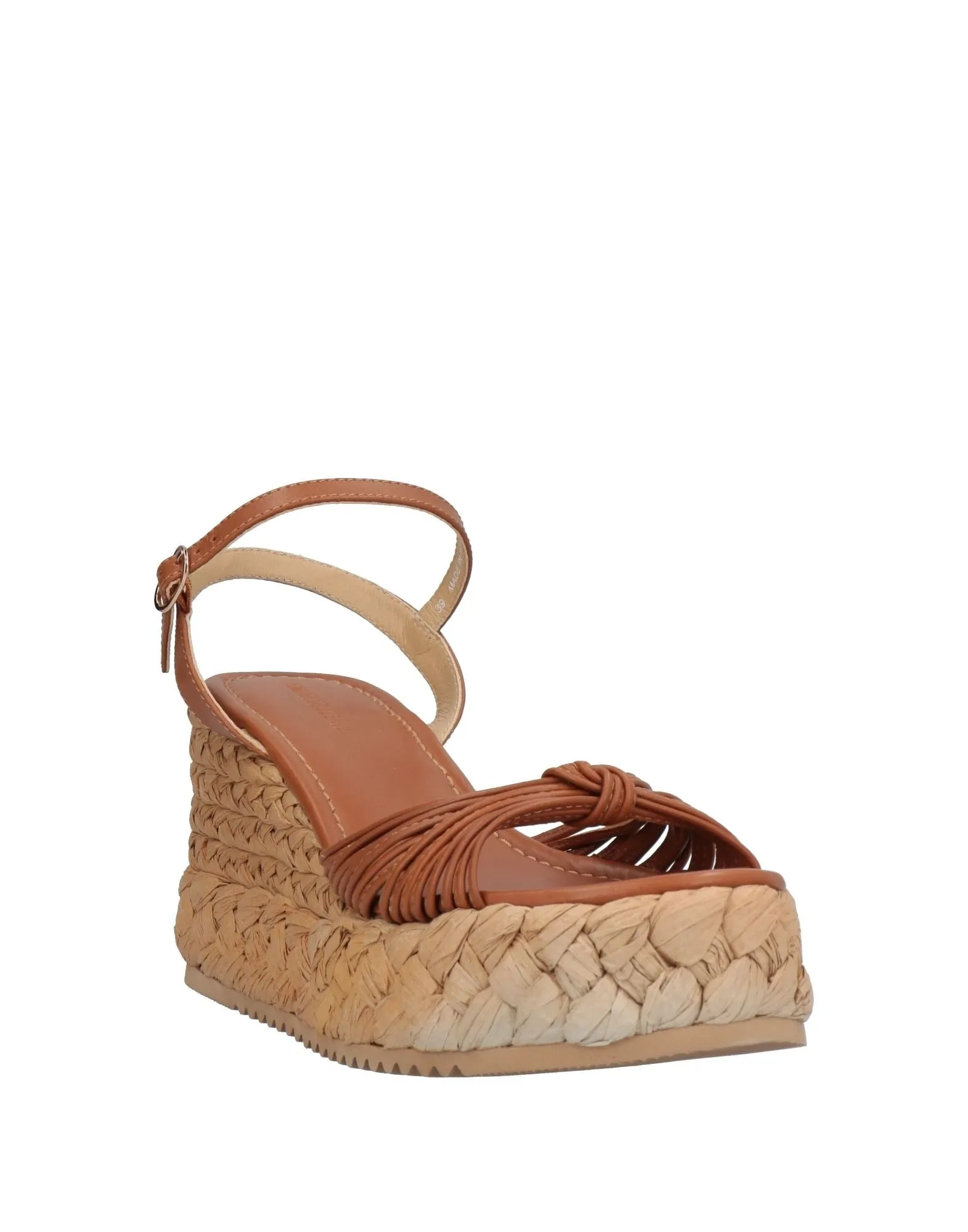 EMANUÉLLE VEE Leather Espadrilles (17380158MS) Woman