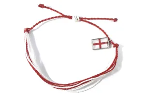 English Friendship Bracelet England Flag Style