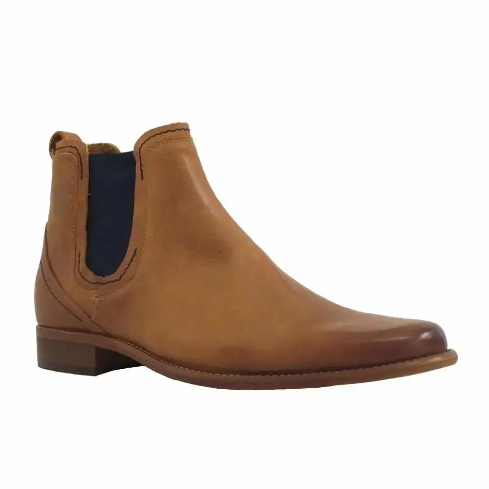 Escape Men's Austin Dealer Chelsea Boots Pop Tan