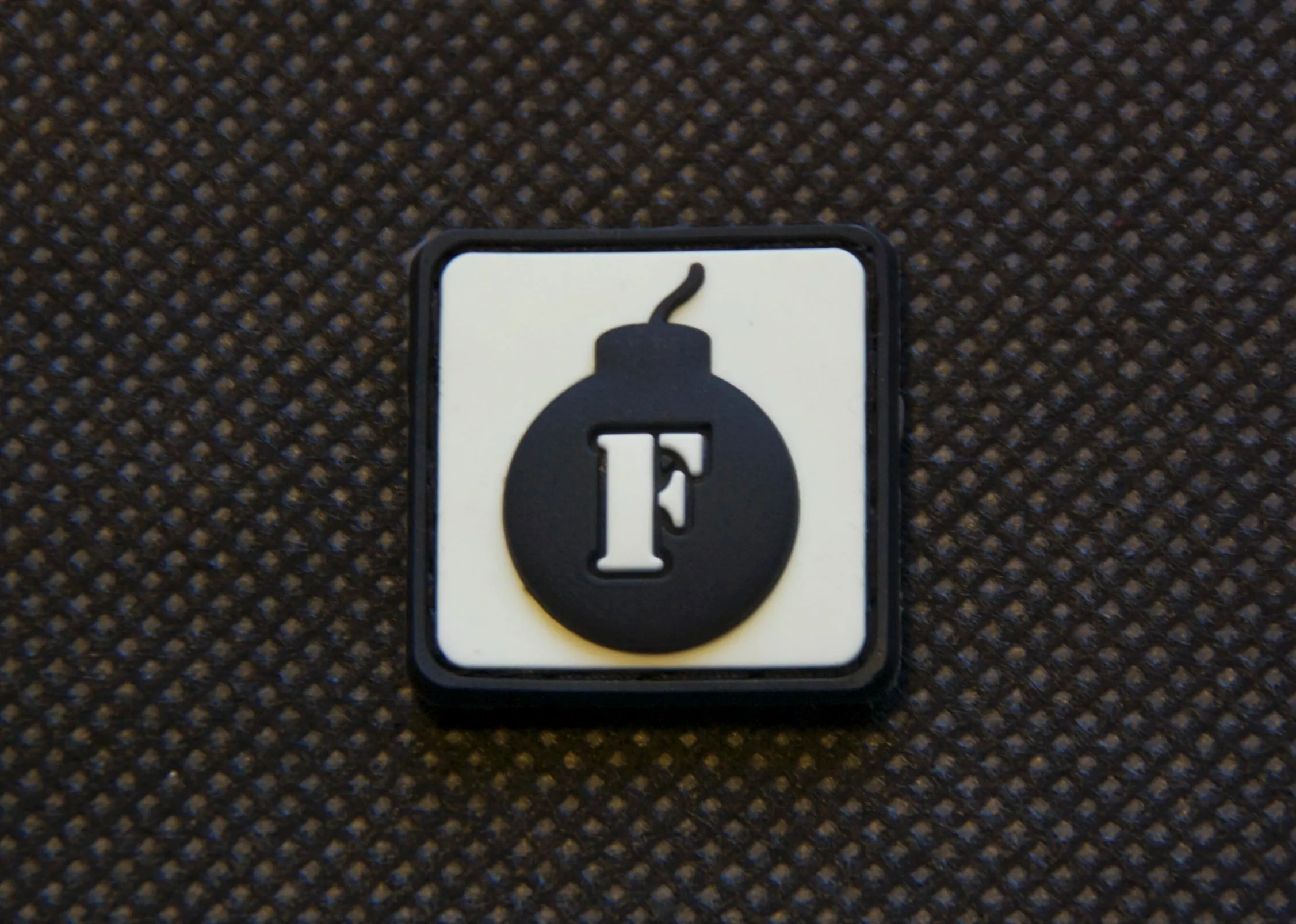 F Bomb GITD Cat Eye PVC Patch