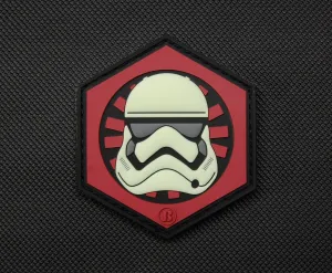 First Order GITD Stormtrooper Helmet PVC Morale Patch