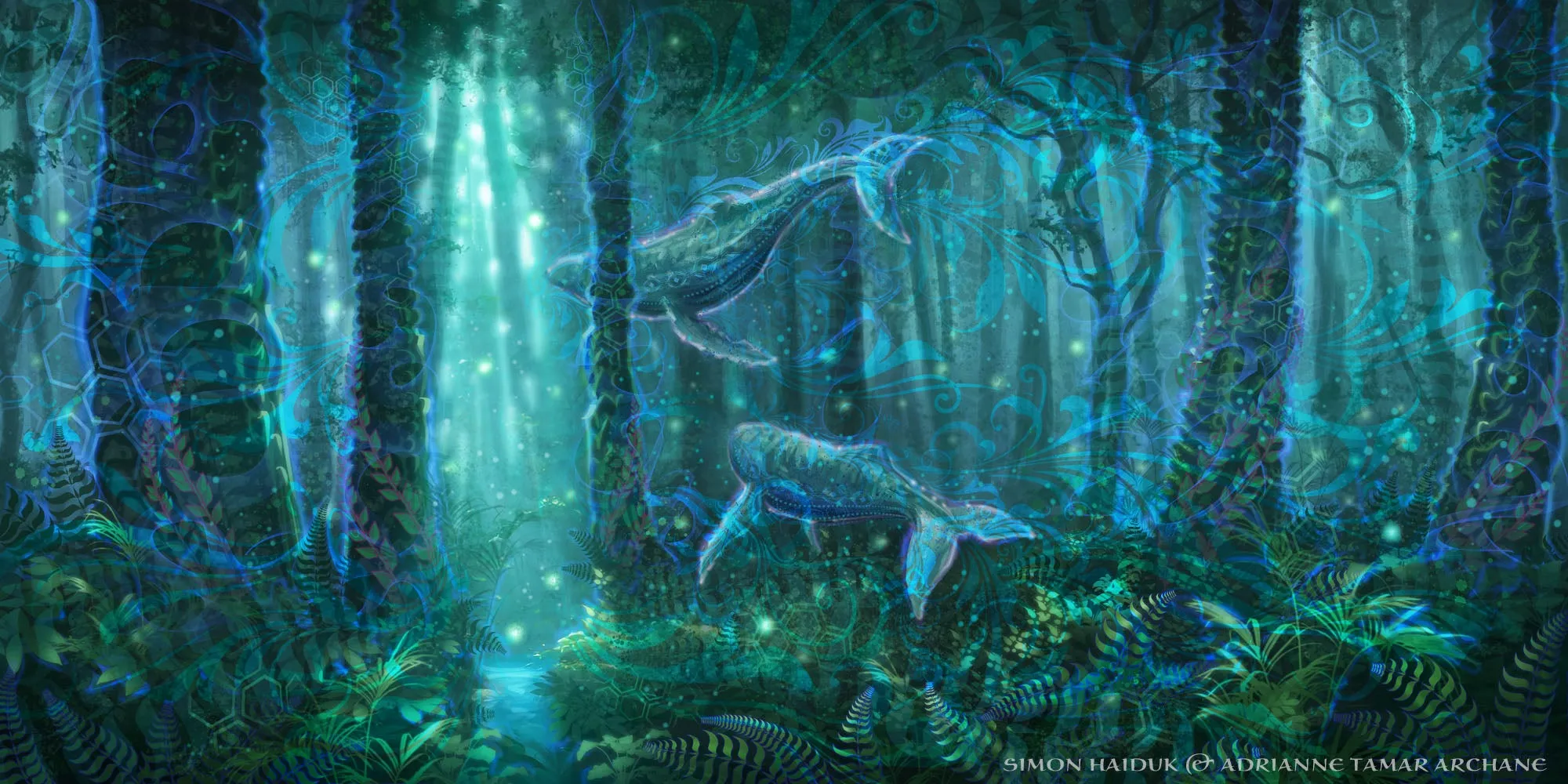 Forest Whales Dreaming - Paper Prints