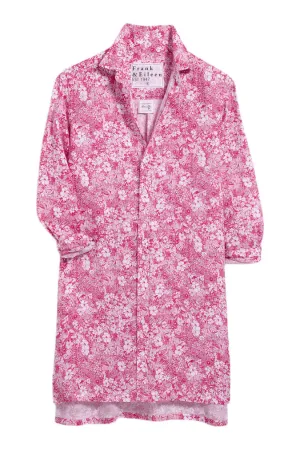 Frank & Eileen Hunter Step-Hem Dress in Pink Floral