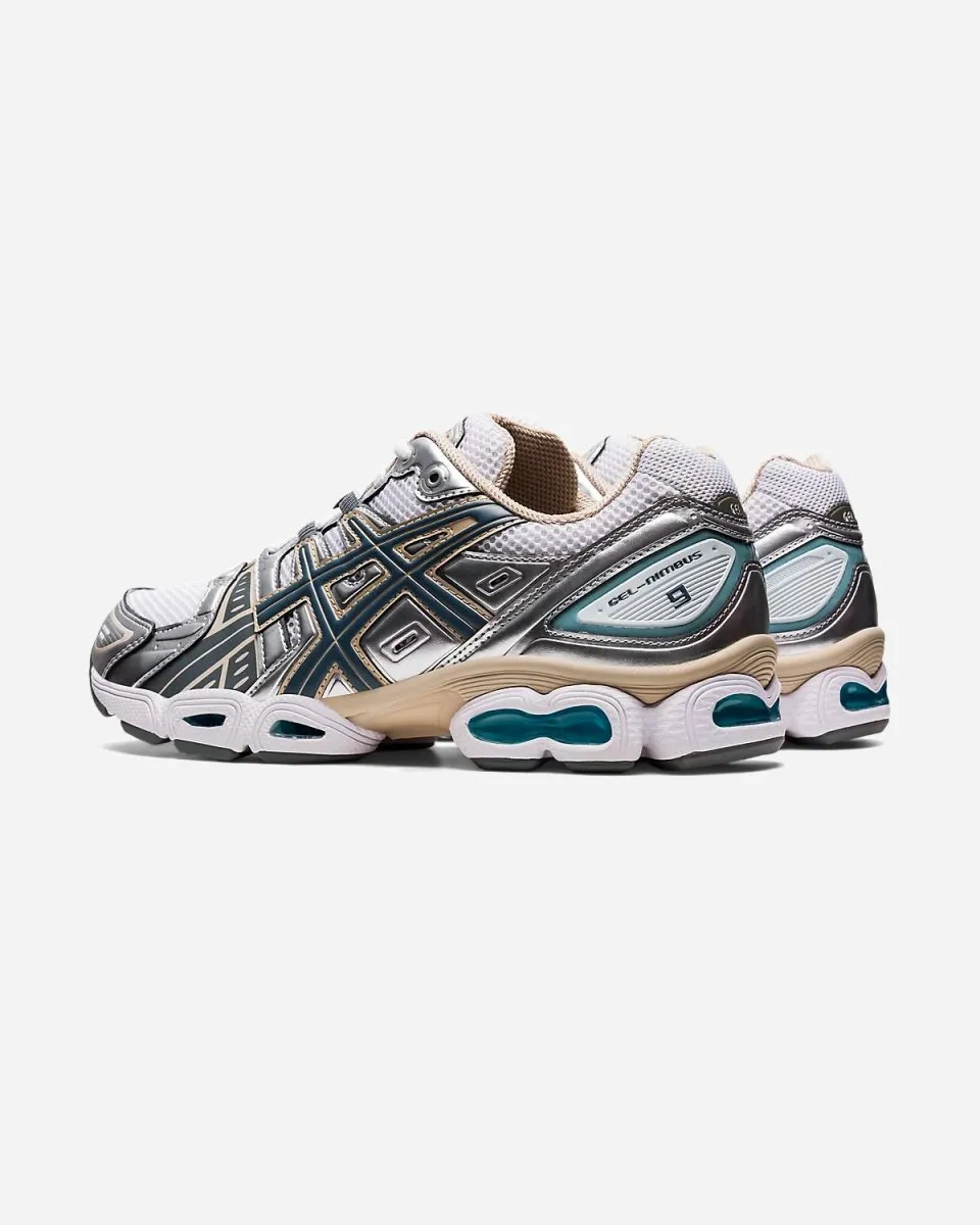 Gel-Nimbus 9 - White/Steel Grey