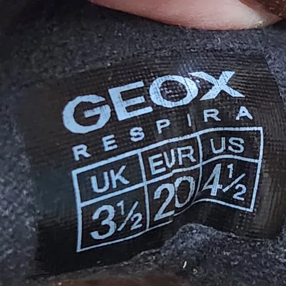 Geox Alben Boot Size 4.5 Colors Wheat Navy White
