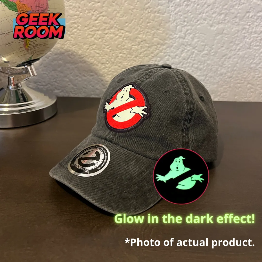 Ghostbusters “Classic Logo” Glow in the Dark Grey Vintage