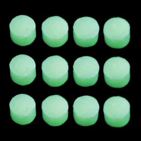 Glow-in-the-dark 2.3 mm Side Dots, Pack of 12