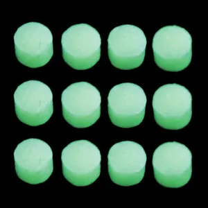 Glow-in-the-dark 2.3 mm Side Dots, Pack of 12