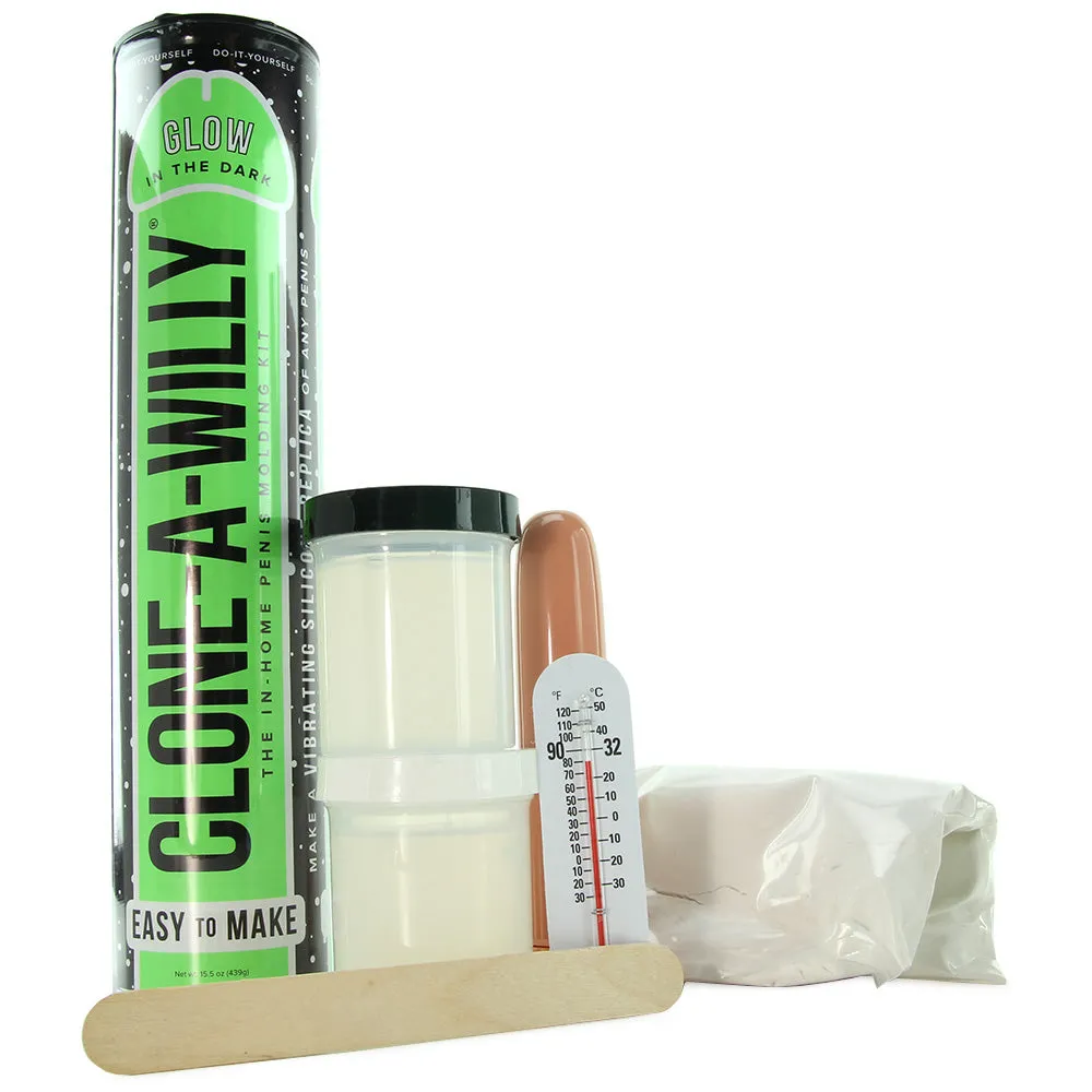 Glow-In-The-Dark Clone-A-Willy Vibrating Kit