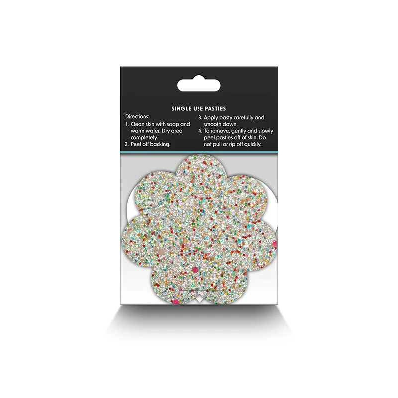 Glow in the Dark Heart & Flower Pretty Pasties set of two
