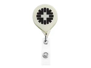 Glow in the Dark Jumbo Round Badge Reel - #403414