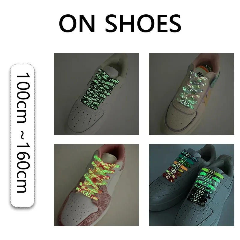 Glow-in-the-Dark Shoelaces for Sneakers