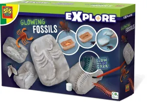 Glowing fossils