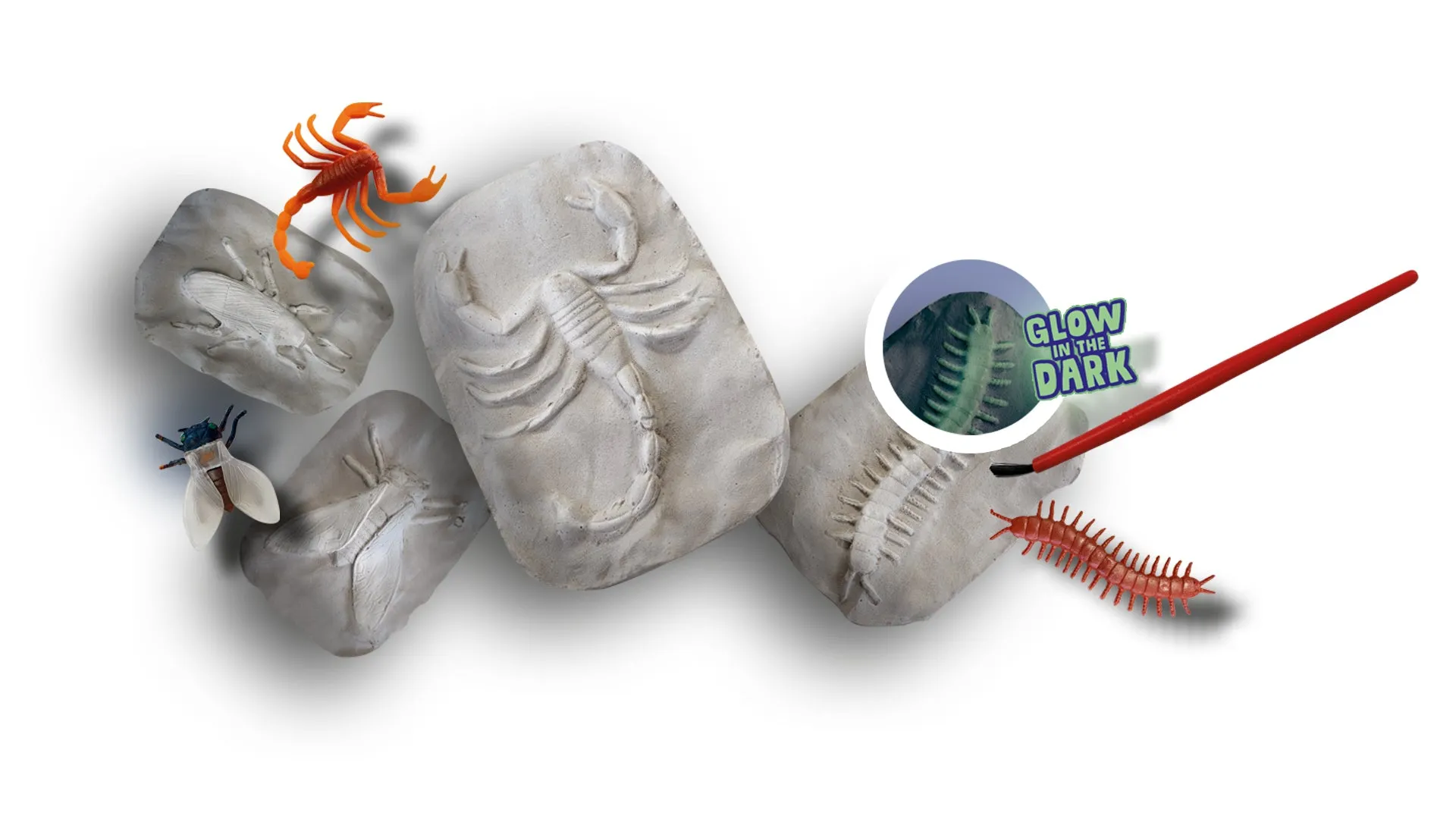Glowing fossils