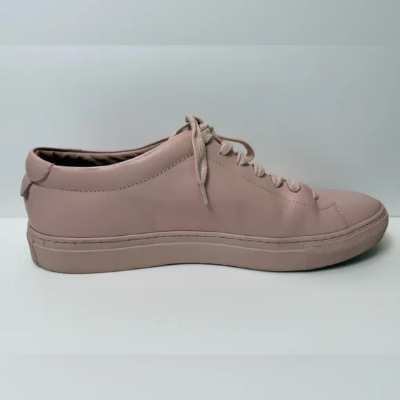 Good Man Brand Edge LoTop Sneaker Mono Pink Leather Sneakers Made in Italy 11.5