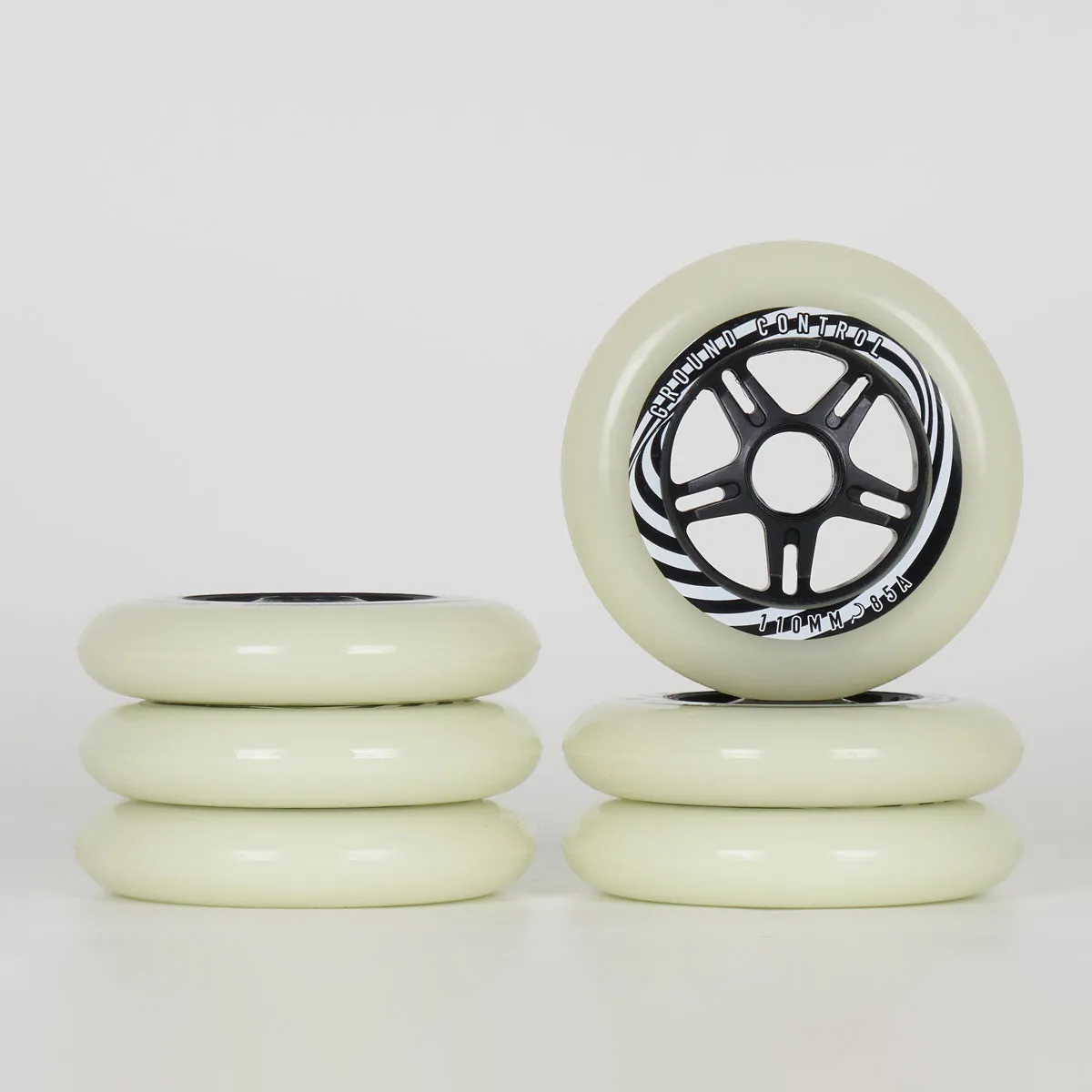 Ground Control Glow Wheels 110mm / 85a - Black Core