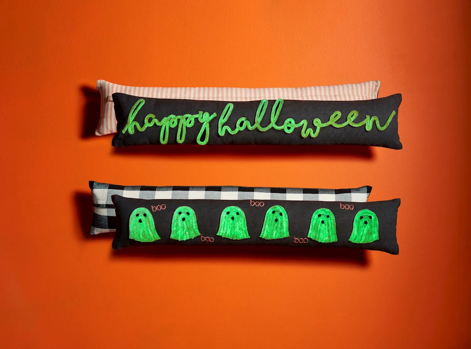 Halloween Glow Skinny Pillows by Mud Pie