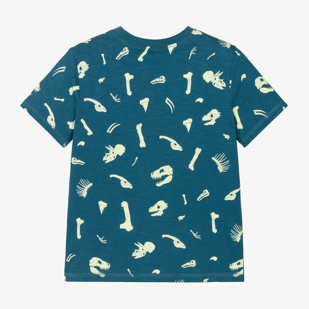 Hatley Dino Fossils Glow in the Dark Printed Tee