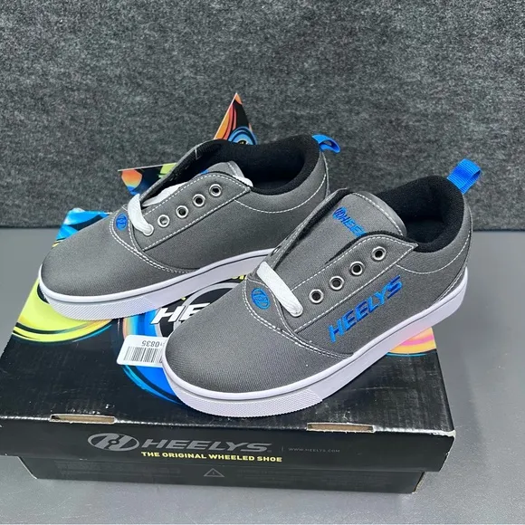 Heelys Pro 20 (Little Kid) Grey/White/Royal Size 2