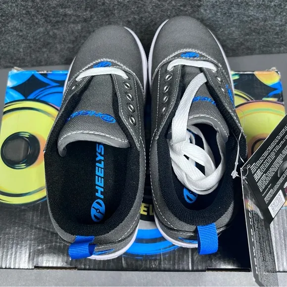 Heelys Pro 20 (Little Kid) Grey/White/Royal Size 2