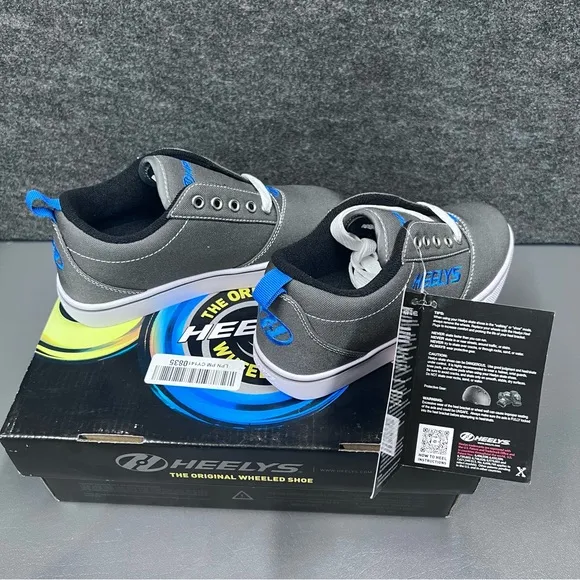Heelys Pro 20 (Little Kid) Grey/White/Royal Size 2