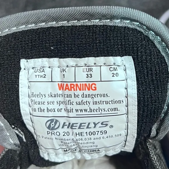 Heelys Pro 20 (Little Kid) Grey/White/Royal Size 2