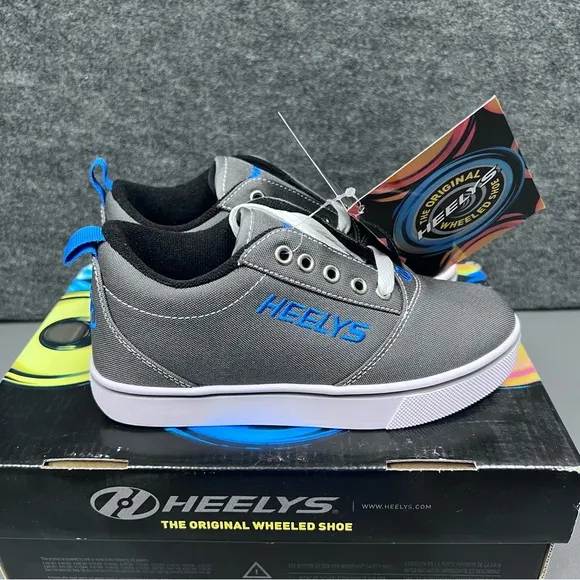 Heelys Pro 20 (Little Kid) Grey/White/Royal Size 2